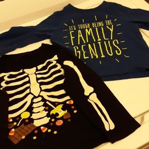 Two long sleeve shirts